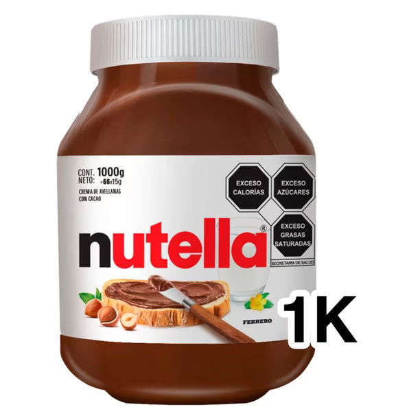 Nutella (Crema de Avellana con Cacao) 1 kg