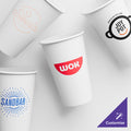 Vaso de Papel Bebidas Calientes | Personalizado con logotipo