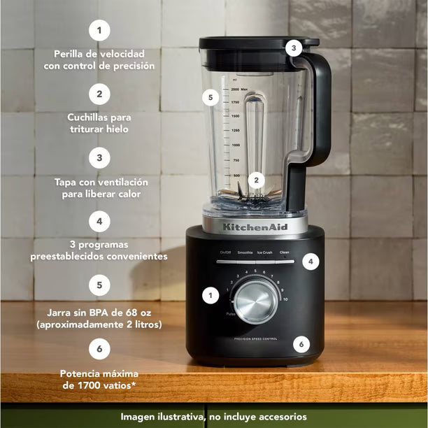Combo Licuadora KitchenAid  + Jarra de Vidrio