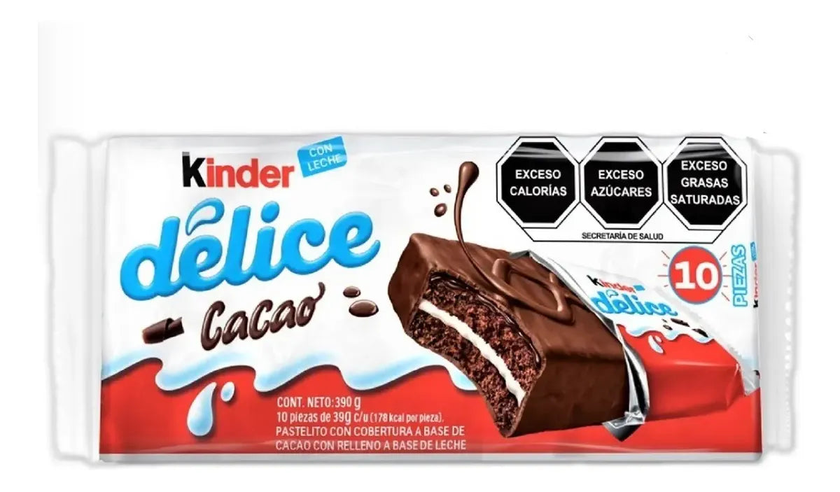 Kínder Delice | 10 Pastelitos De Chocolate