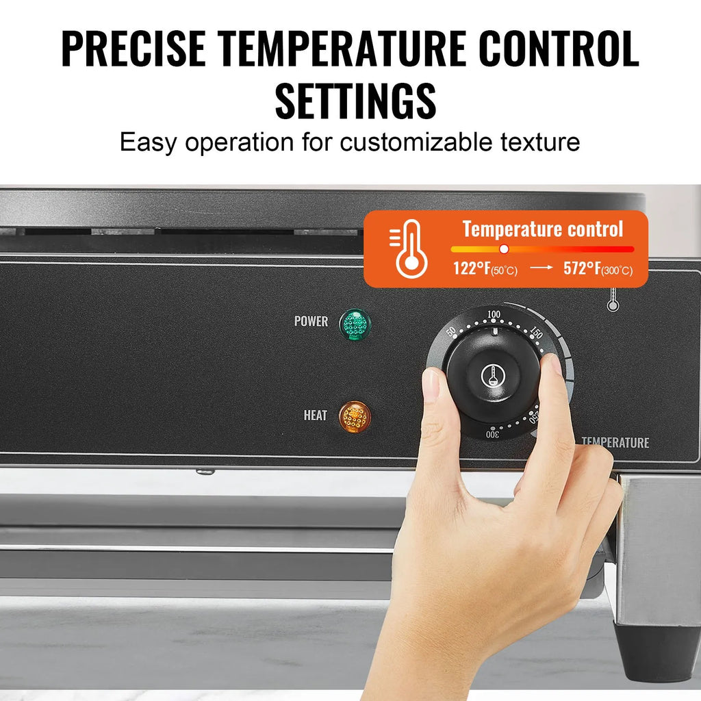 Crepera eléctrica | 16 pulgadas | 1700 W |